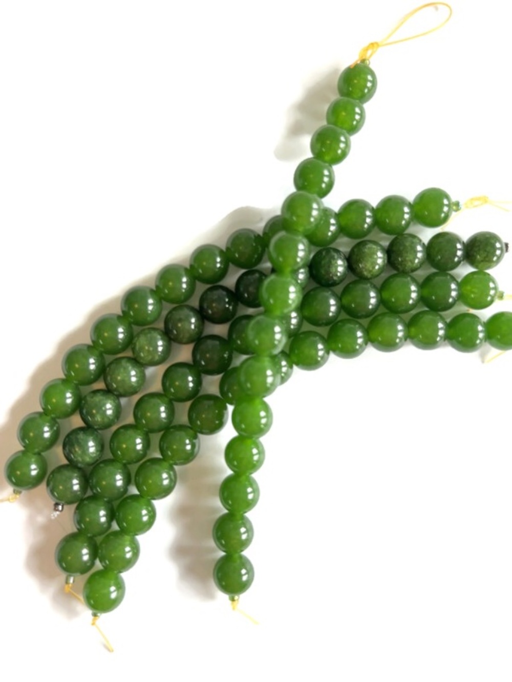 As Low As $2 8mm Green Jade Round Beads (14)